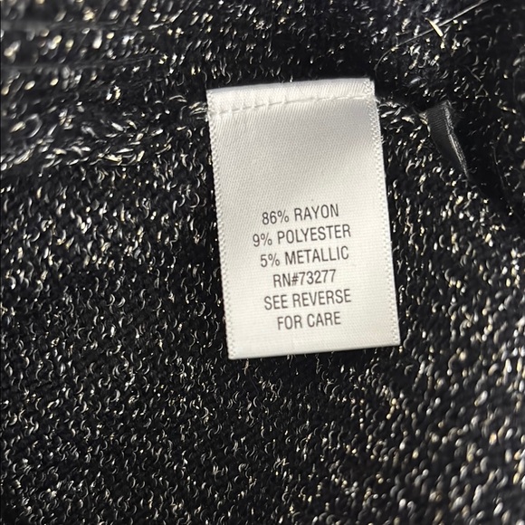 Dana Buchman Black Cardigan Sweater - Picture 3 of 4